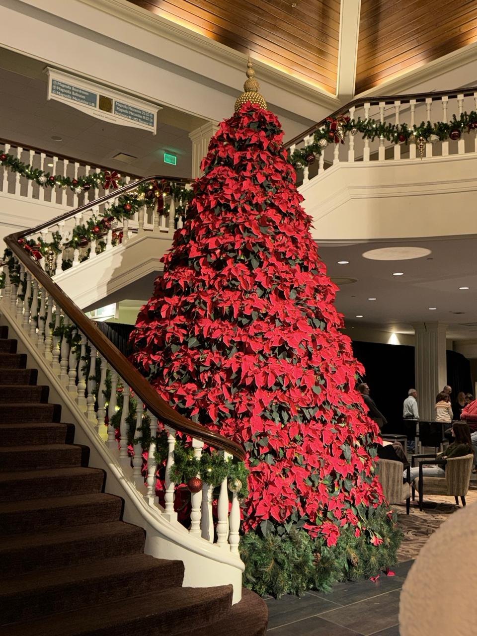 Christmas decorations at Gaylord Opryland on a previous Sage Travel Services trip